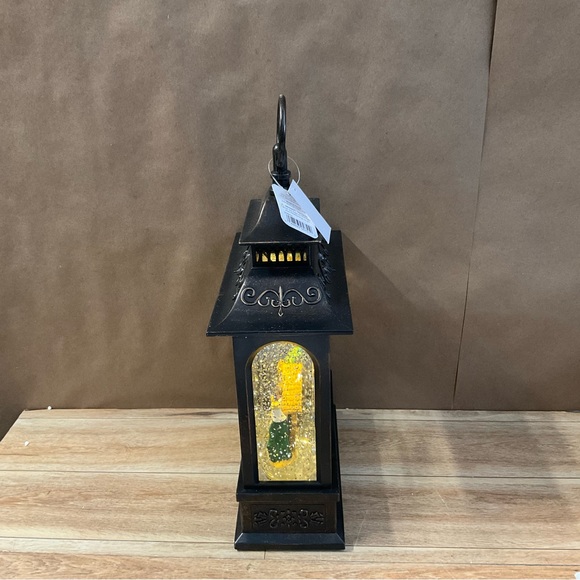 New! Raz Lighted Lantern Snow Globe Glitter Water Holy Family Nativity Religious - Picture 5 of 11